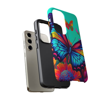 Vivid Butterfly & Floral Burst - Samsung Galaxy Case