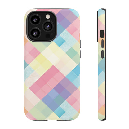 Spring Sonata Pastel Plaid Case