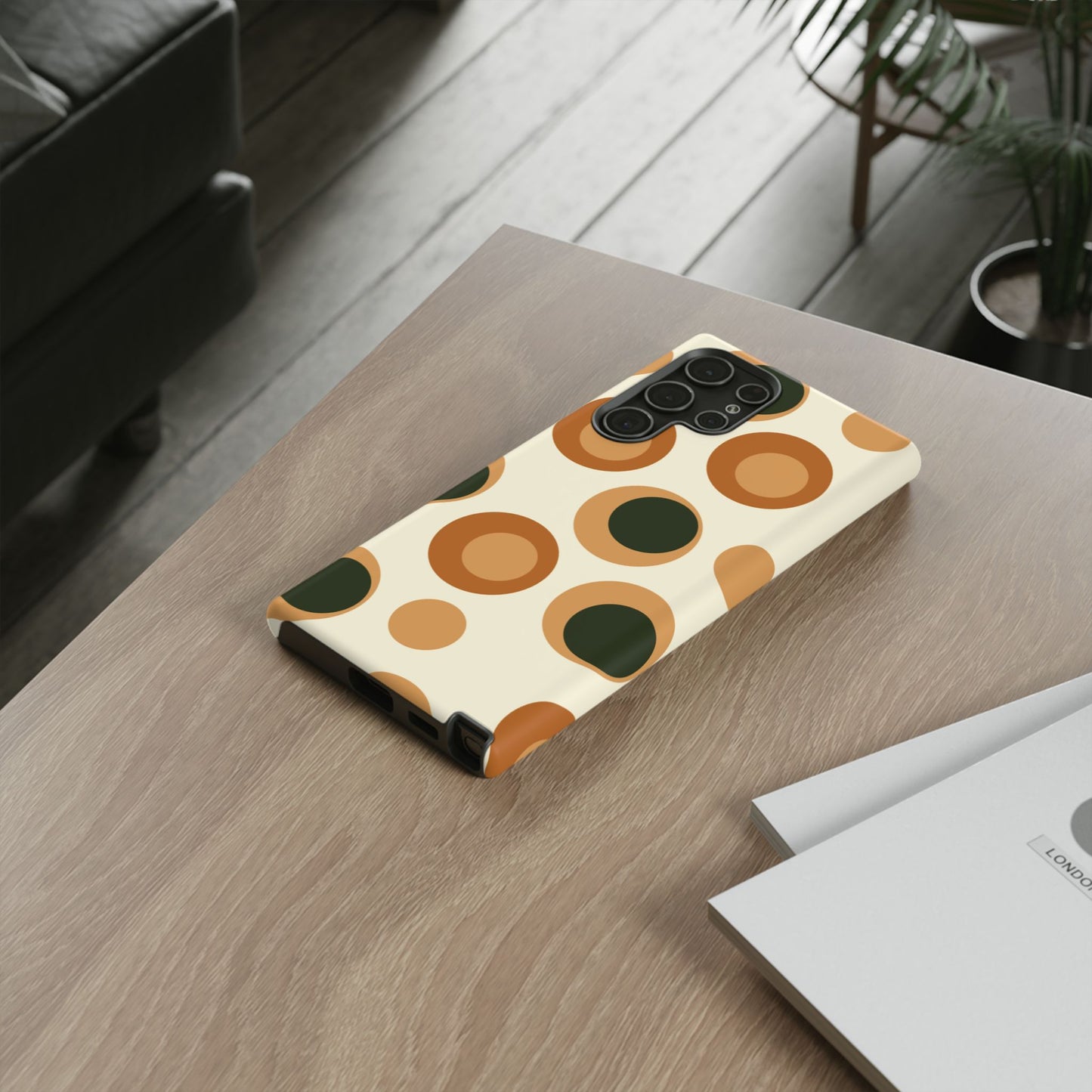 Retro Earthy Circles - Samsung Galaxy Case