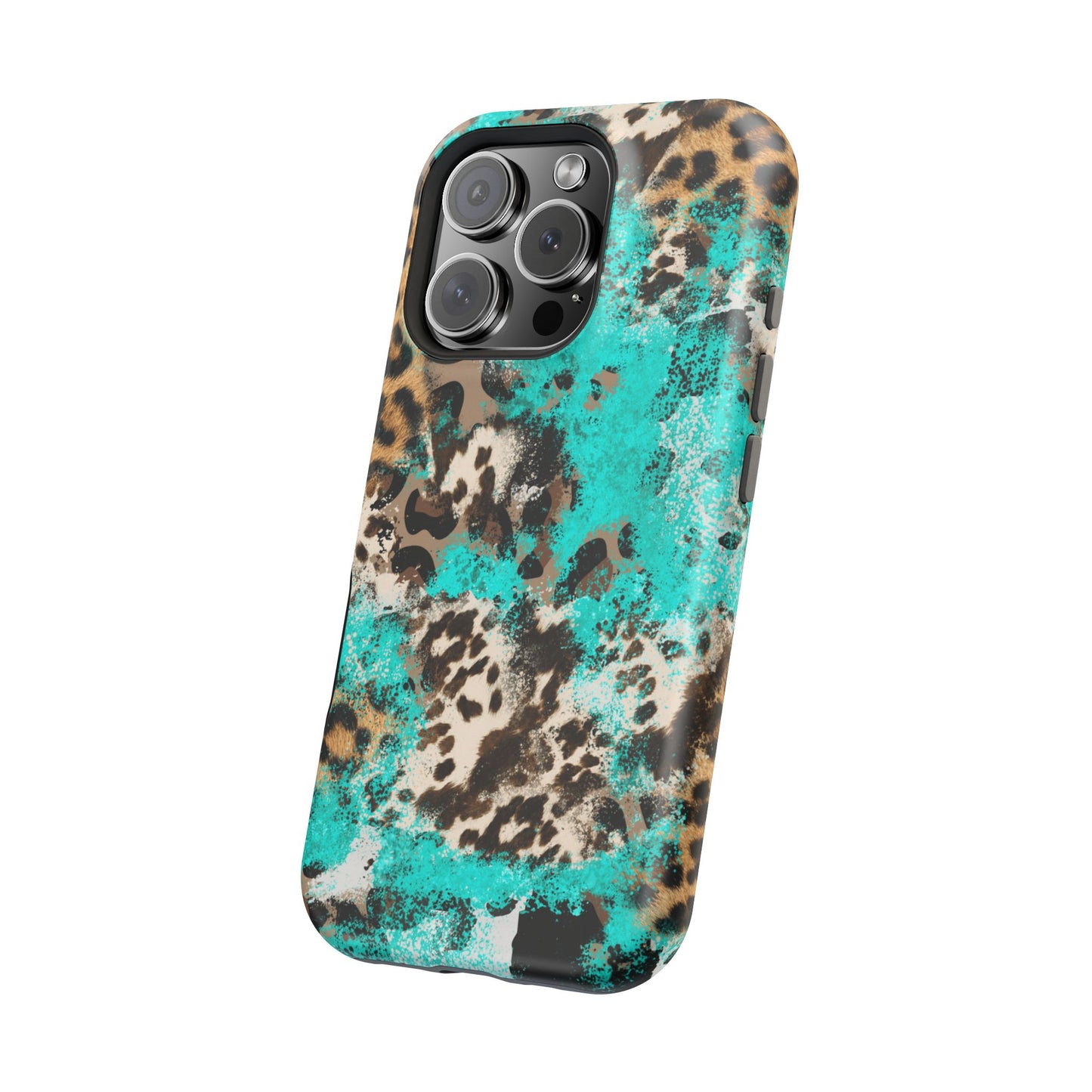 Aqua Splash Leopard - MagSafe iPhone Series Case