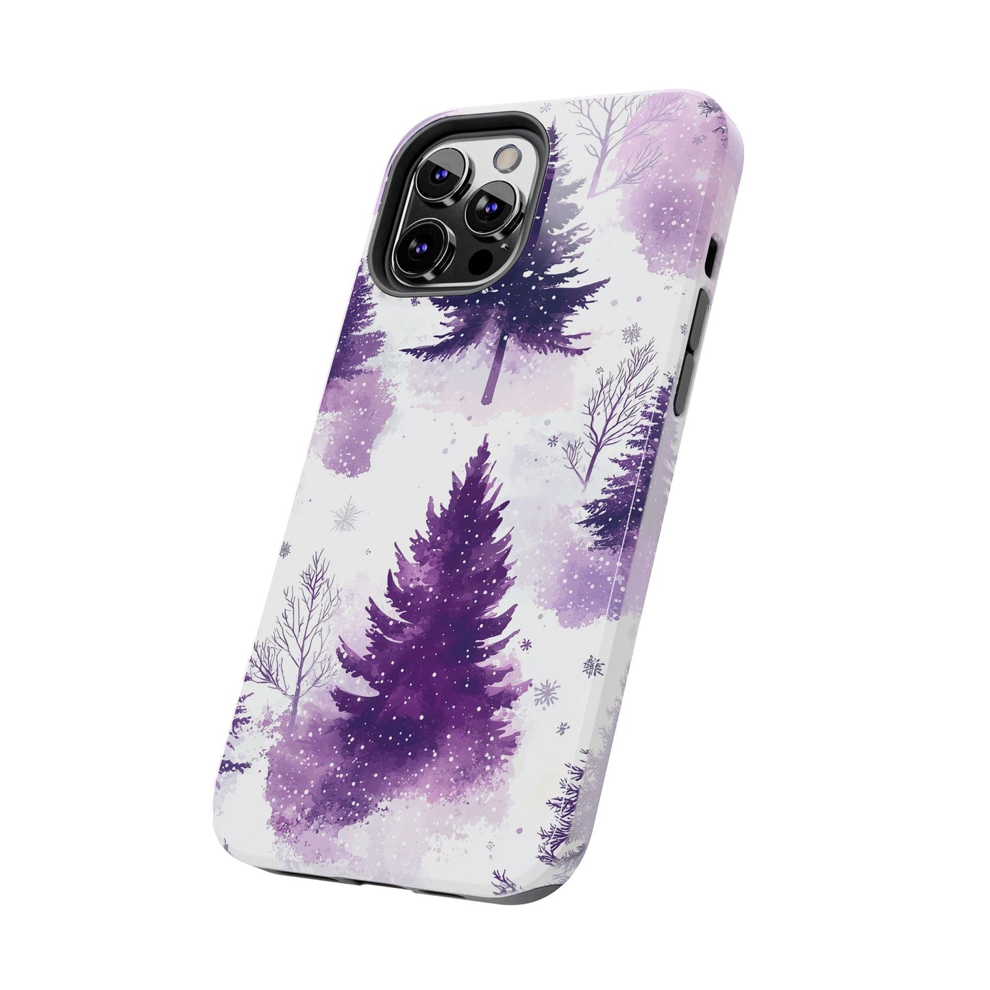 Purple Snowy Forest - iPhone Series Case