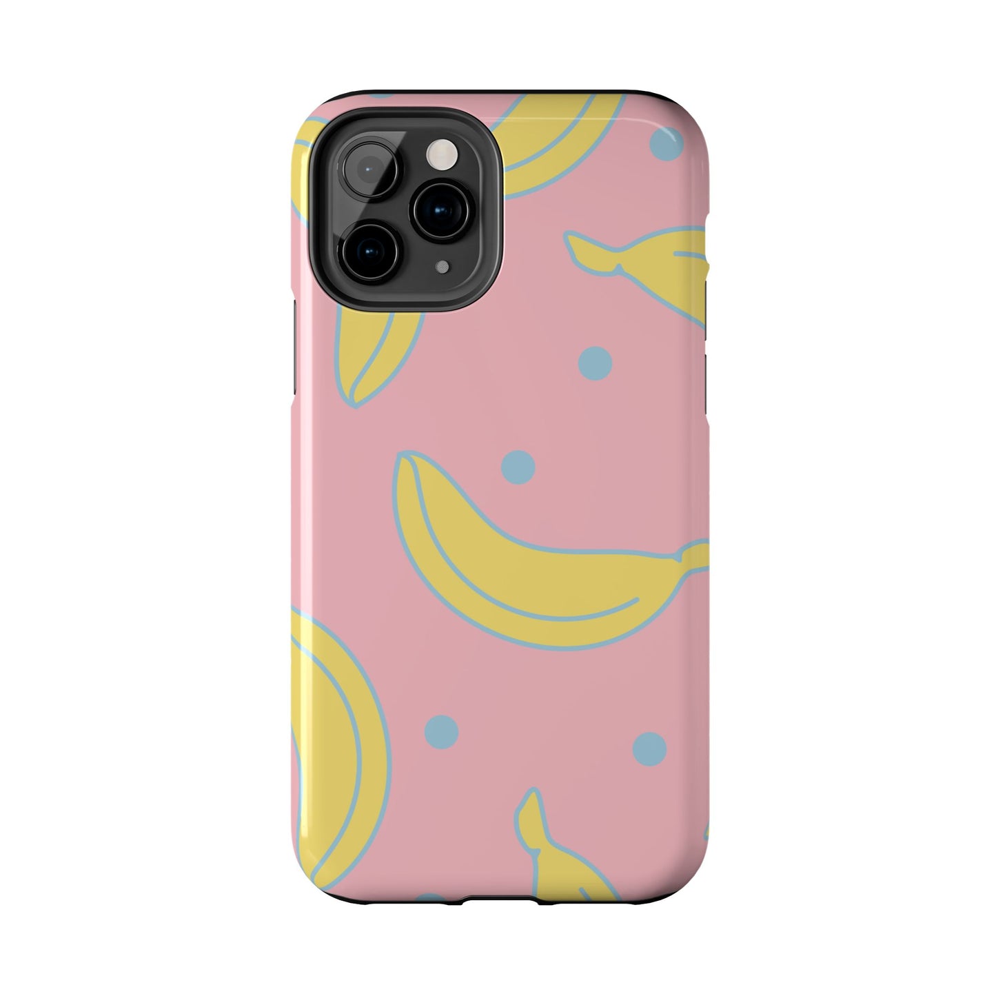 Pink Banana Pop iPhone Case – Cute Pastel Design with Fun Retro Vibe