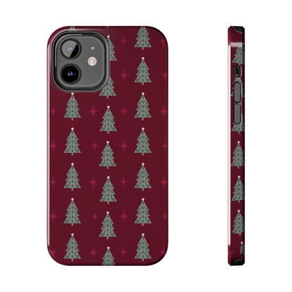 Retro Christmas Tree Pattern – iPhone Series Case