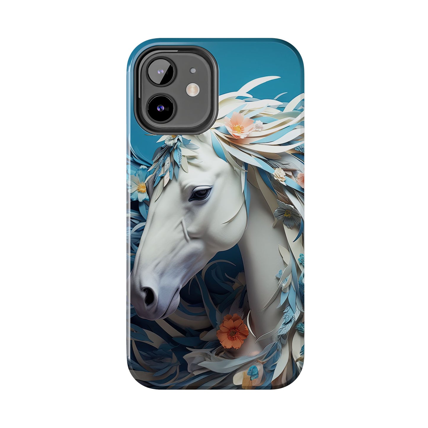 Floral Horse iPhone Case