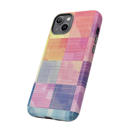 Pastel Panache Watercolor Plaid Case