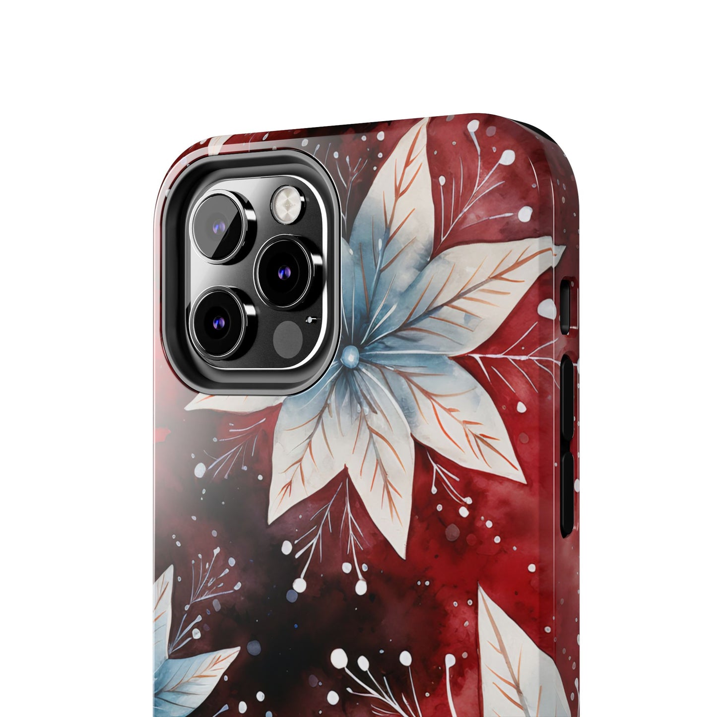 Winter Bloom Poinsettia – iPhone Case