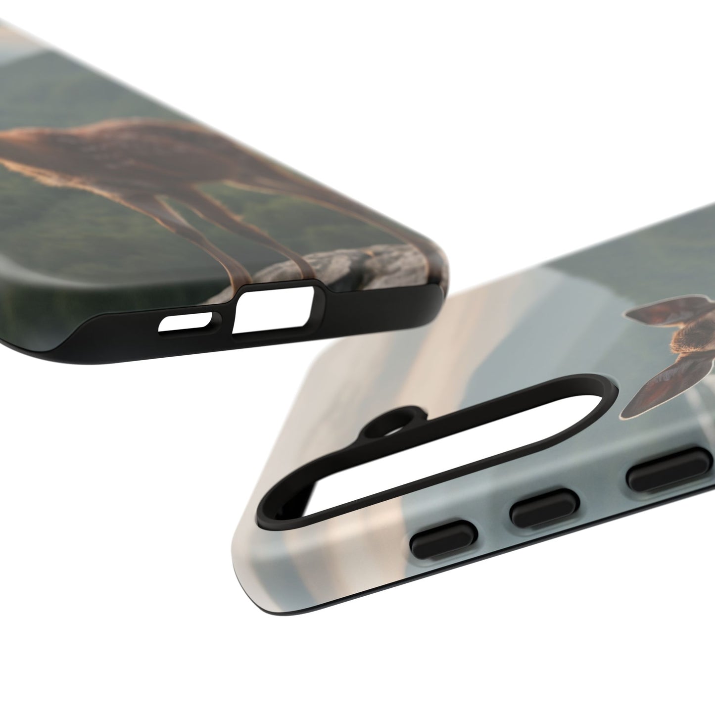 Majestic Fawn Overlooking Mountain Vista Samsung Galaxy Case