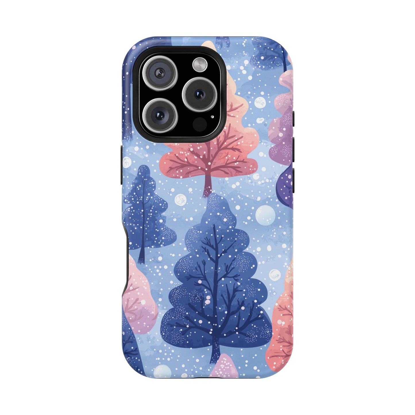 Pink & Purple Winter Wonderland - MagSafe iPhone Series Case