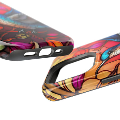 Radiant Multicolor Bird Artwork - MagSafe iPhone Case