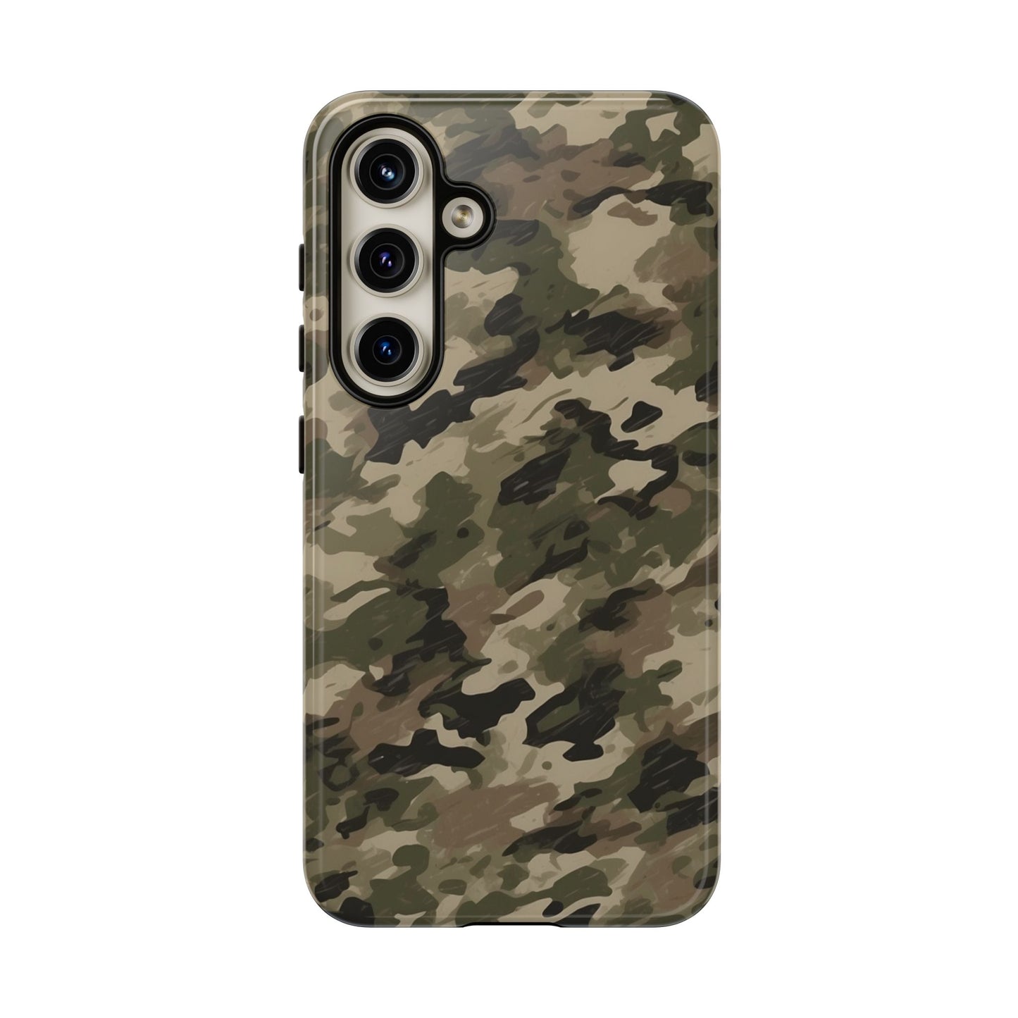 Classic Light Brown Camouflage – Premium Samsung Galaxy Case, Rugged and Stylish