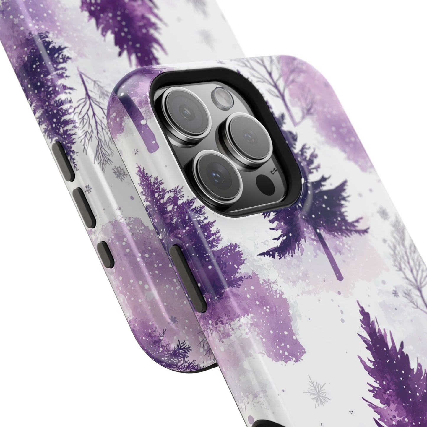 Purple Snowy Forest - MagSafe iPhone Series Case