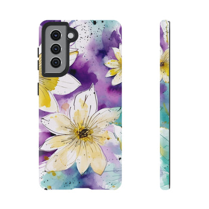 Abstract Floral Watercolor Splash - Samsung Galaxy Series Case