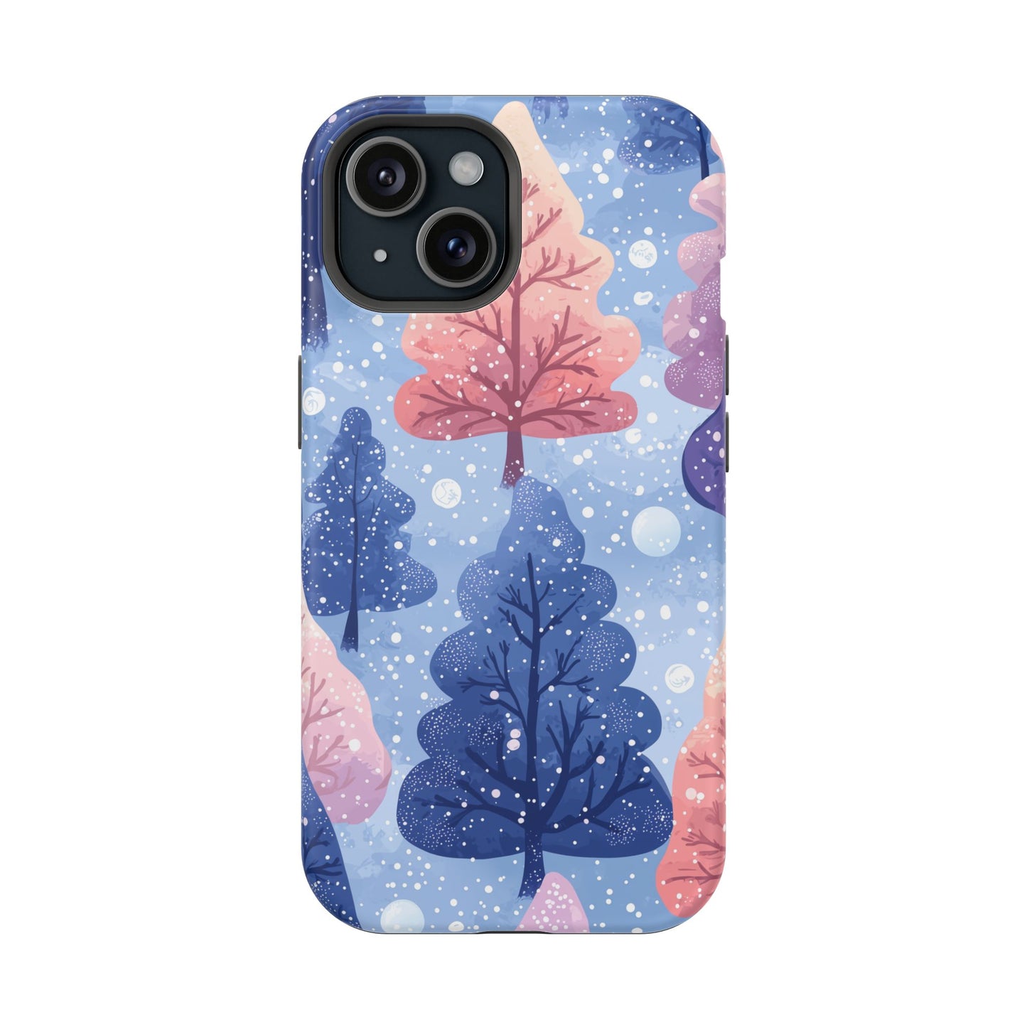 Pink & Purple Winter Wonderland - MagSafe iPhone Series Case