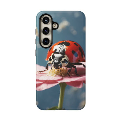 Samsung Galaxy Case: Floral Ladybug Delight