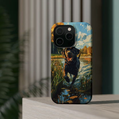 Golden Autumn Labrador - MagSafe iPhone Series Case