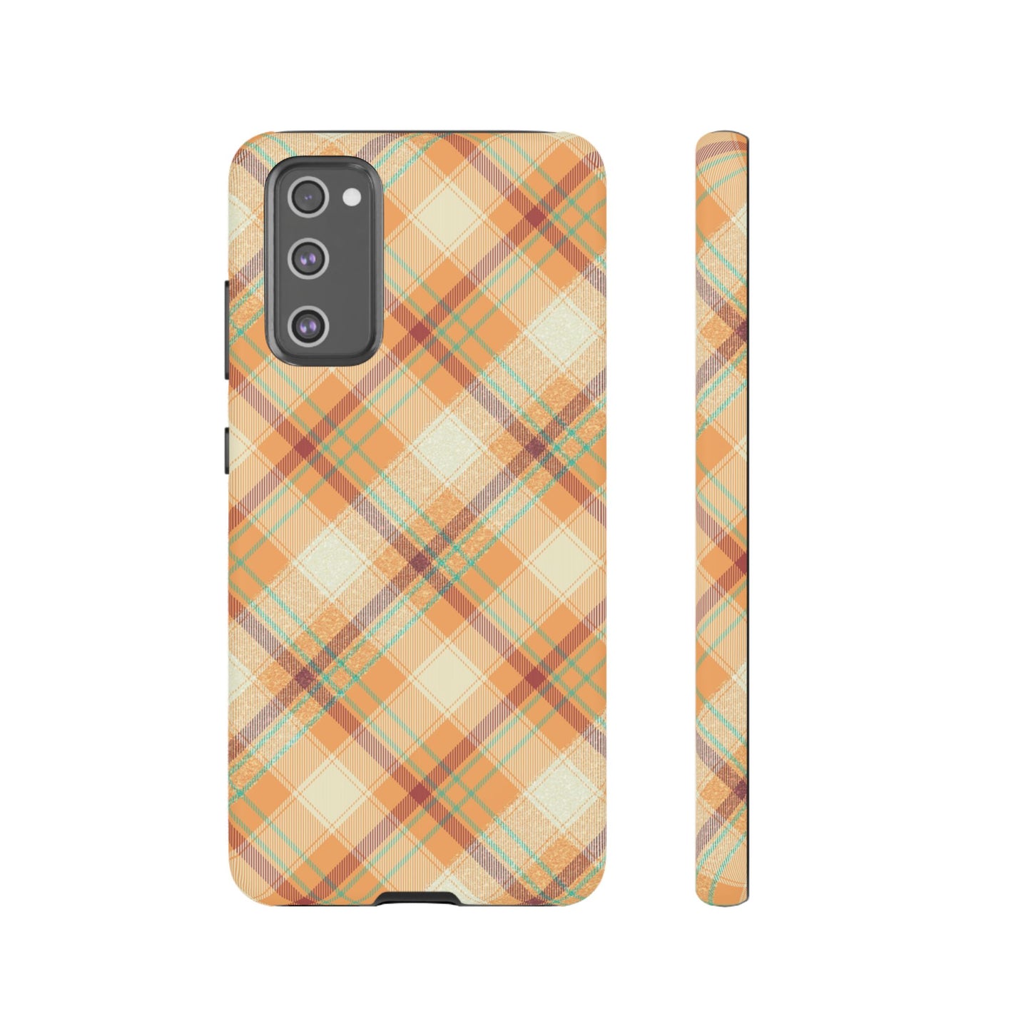 Samsung Galaxy Case - Warm Autumn Plaid Design