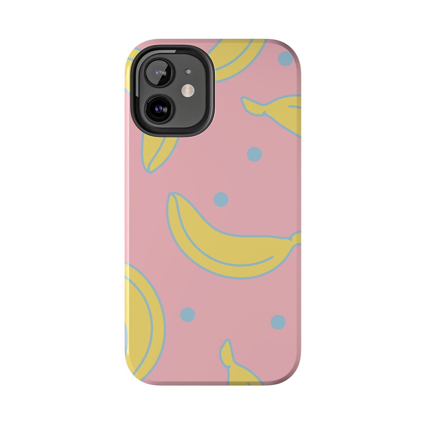 Pink Banana Pop iPhone Case – Cute Pastel Design with Fun Retro Vibe