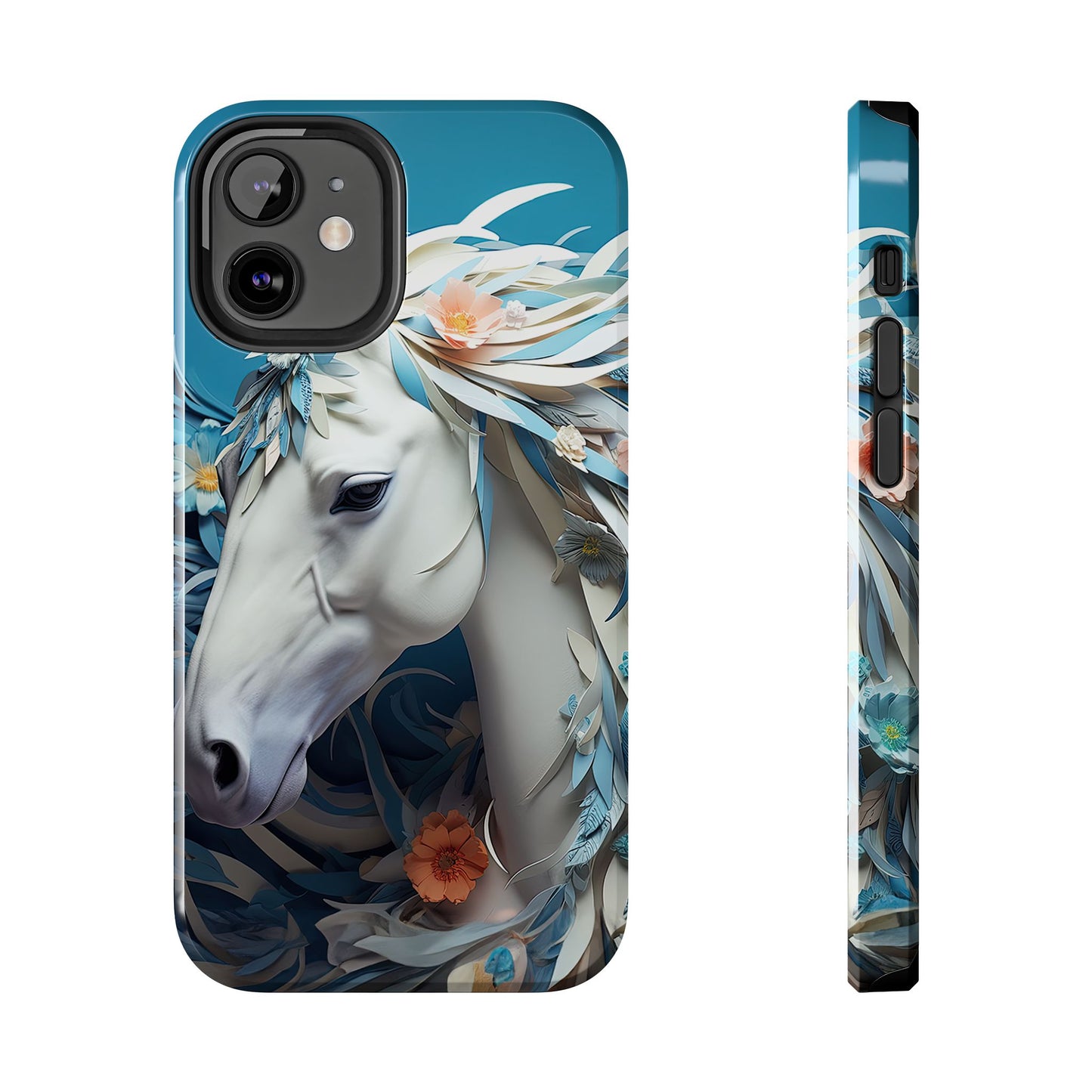 Floral Horse iPhone Case