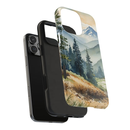 Tranquil Mountain Escape - iPhone Case