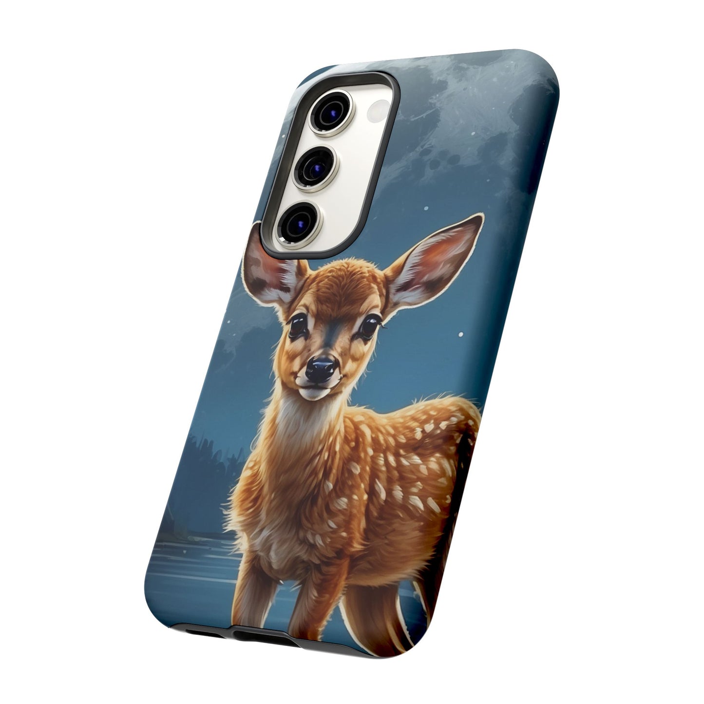 Samsung Galaxy Case – Enchanted Fawn Under the Moonlit Sky