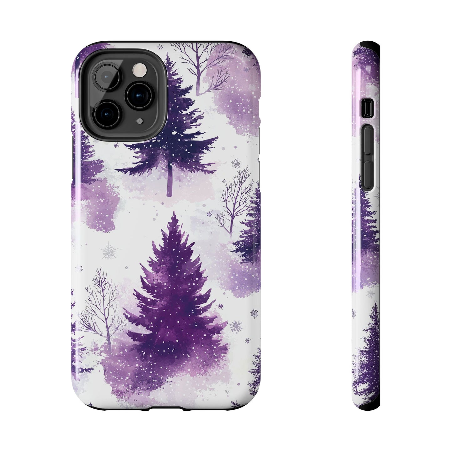 Purple Snowy Forest - iPhone Series Case