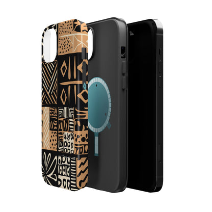 Tribal Geo-Pattern MagSafe Case – Bold Ethnic Design