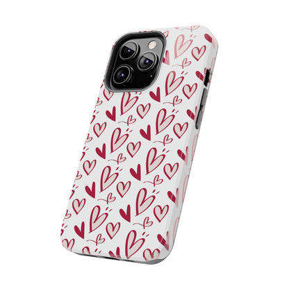 Love Scribbles iPhone Case