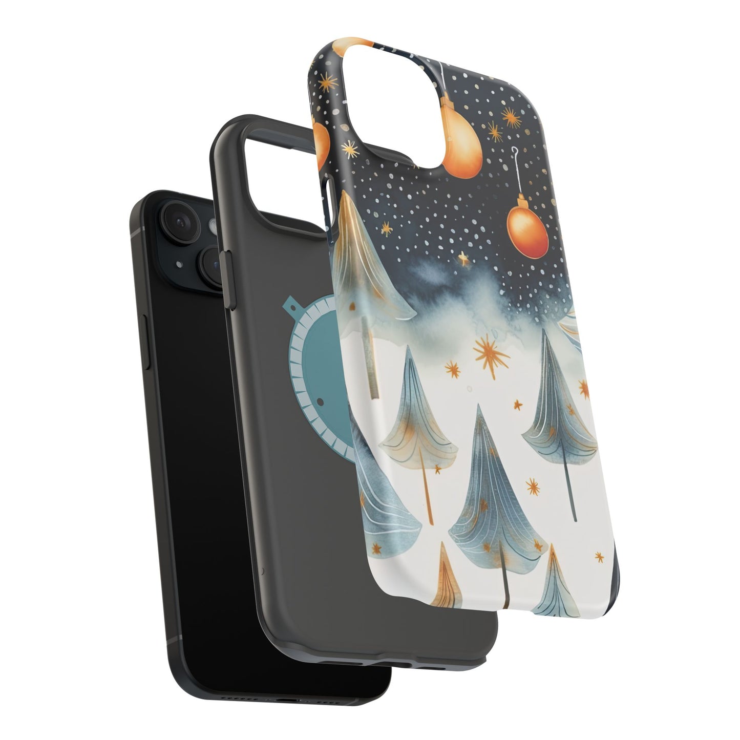 Winter Wonderland Gold Ornament – MagSafe iPhone Series Case