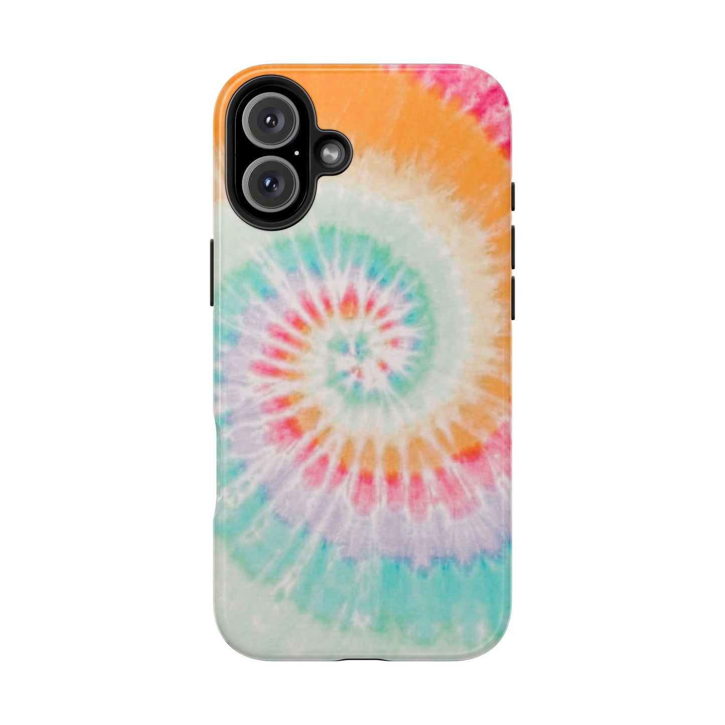 Pastel Swirl Tie-Dye iPhone Case – Soft & Minimalistic Style