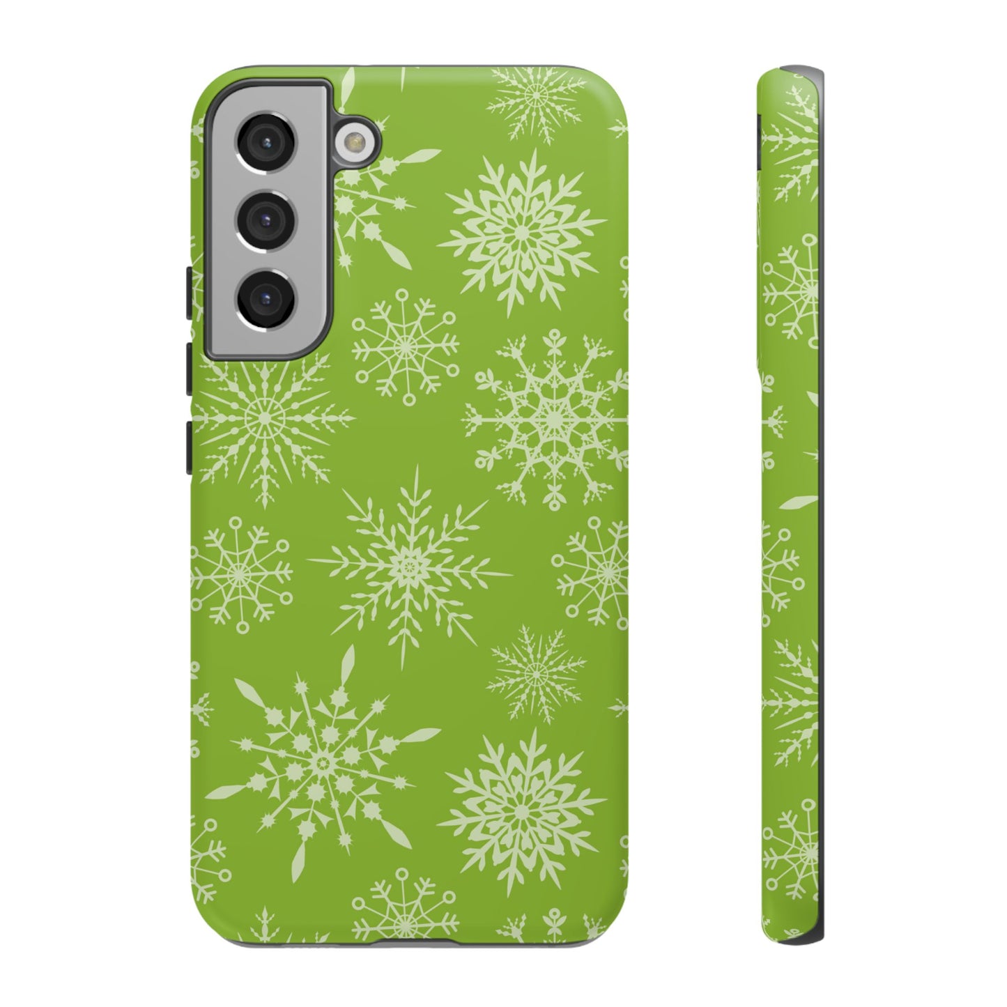 Green Snowflake Pattern – Samsung Galaxy Series Case