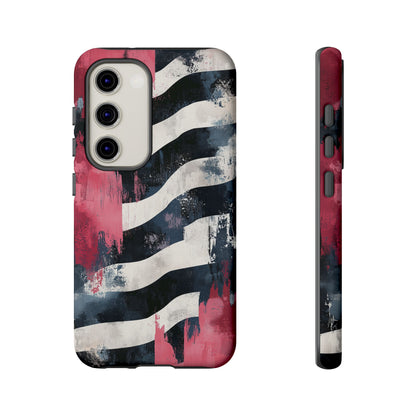 Blood Zebra Samsung Case – Bold Red & Black Pattern