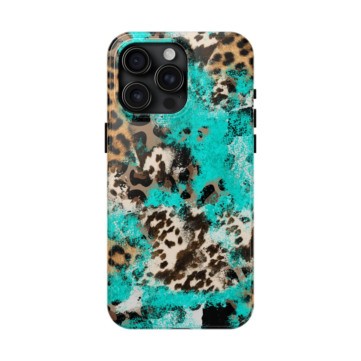 Aqua Splash Leopard - iPhone Series Case