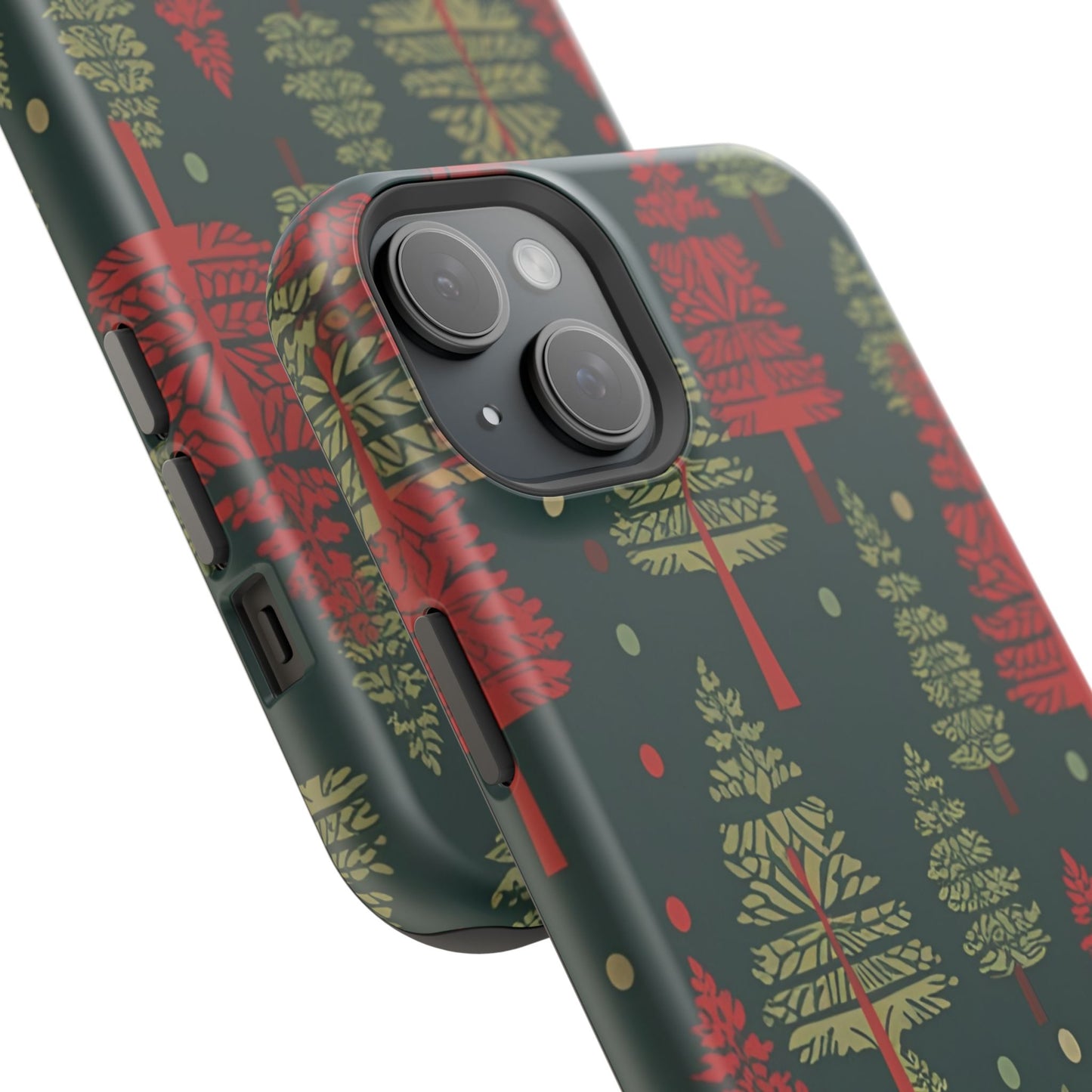 Retro Christmas Trees Pattern -  MagSafe iPhone Series Case