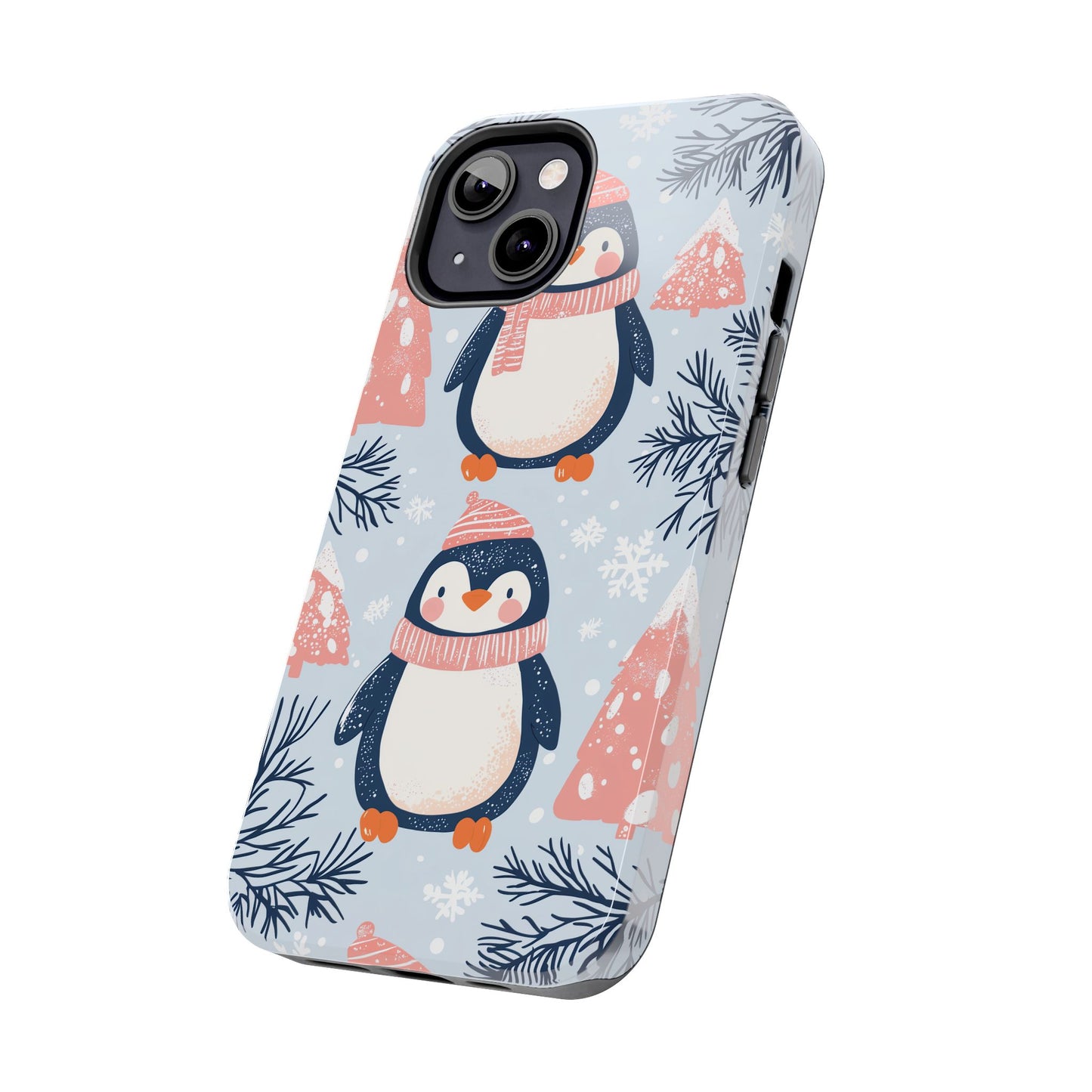 Penguin in Winter Wonderland iPhone Case