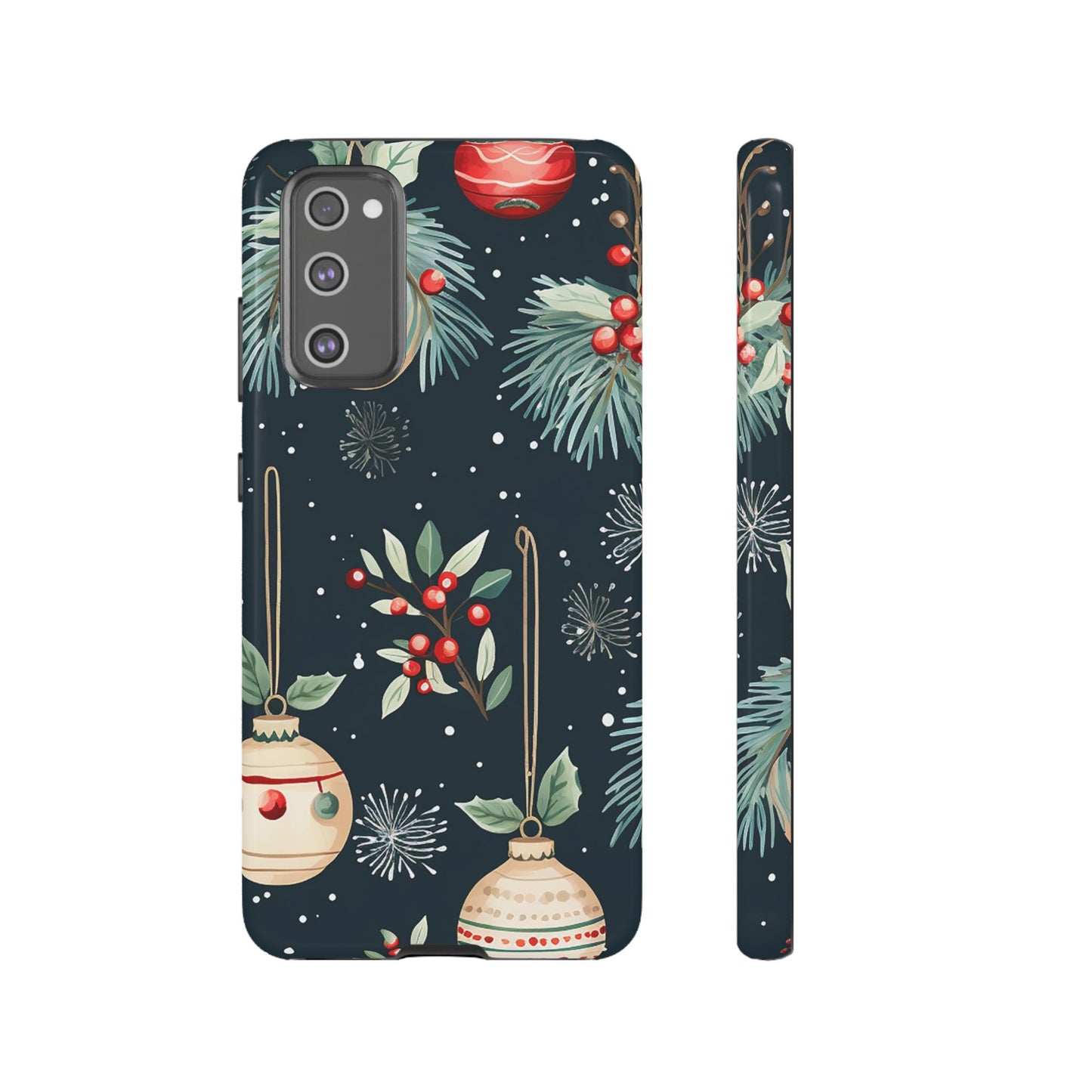 Elegant Christmas Ornaments and Pine - Samsung Galaxy Series Case