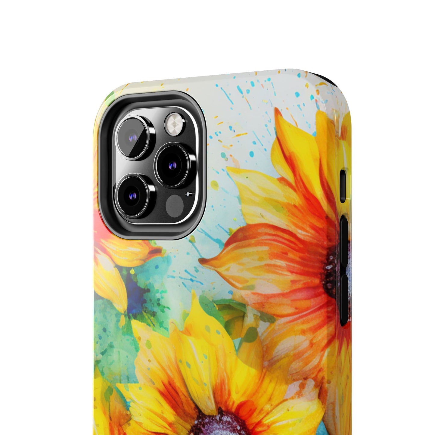 Watercolor Sunflower Splash - iPhone Series Case