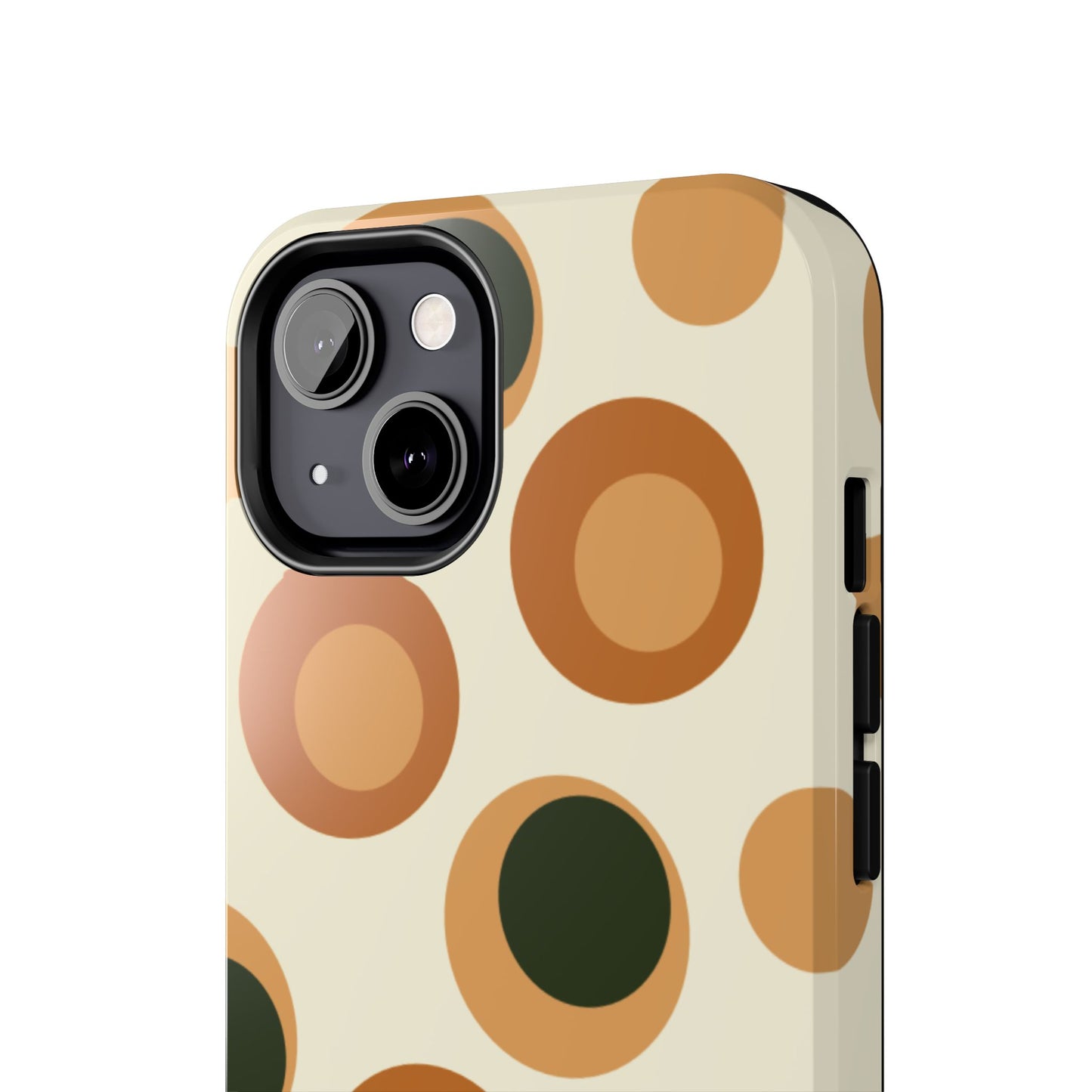 Retro Earthy Circles - iPhone Case