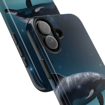 Midnight Ocean Dolphin - iPhone Case