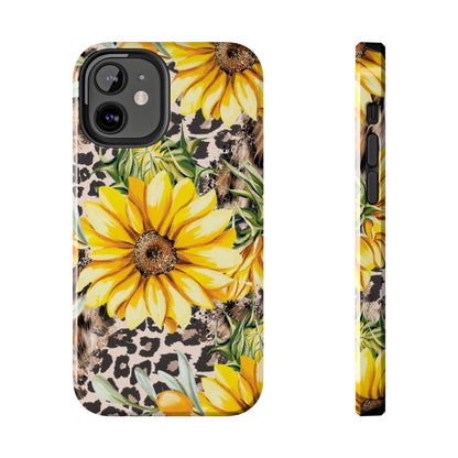 Leopard Sunflower Chic - iPhone Series Case