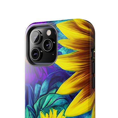 Purple & Gold Sunflower Dream - iPhone Series Case