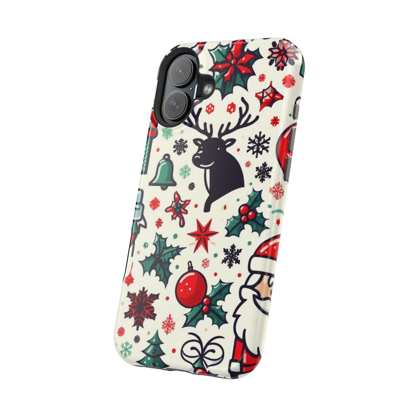 Cartoon Christmas Cheer – MagSafe iPhone Case