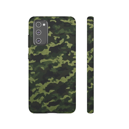 Dark Green Camouflage – Samsung Galaxy Case, Durable and Stylish