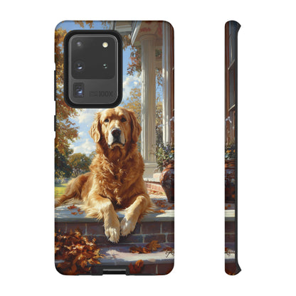 Golden Retriever Autumn Serenity - Samsung Galaxy Series Case