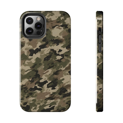 Classic Light Brown Camouflage – Durable iPhone Case with Timeless Design