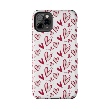 Love Scribbles iPhone Case