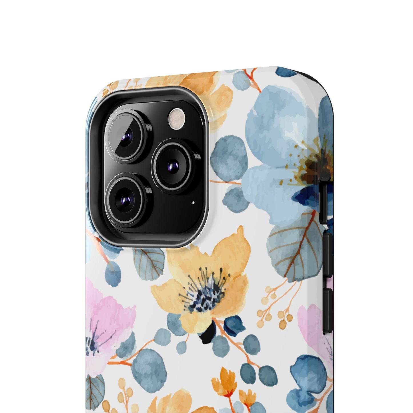 Spring Radiance – iPhone Series Case with Bright Watercolor Flowers