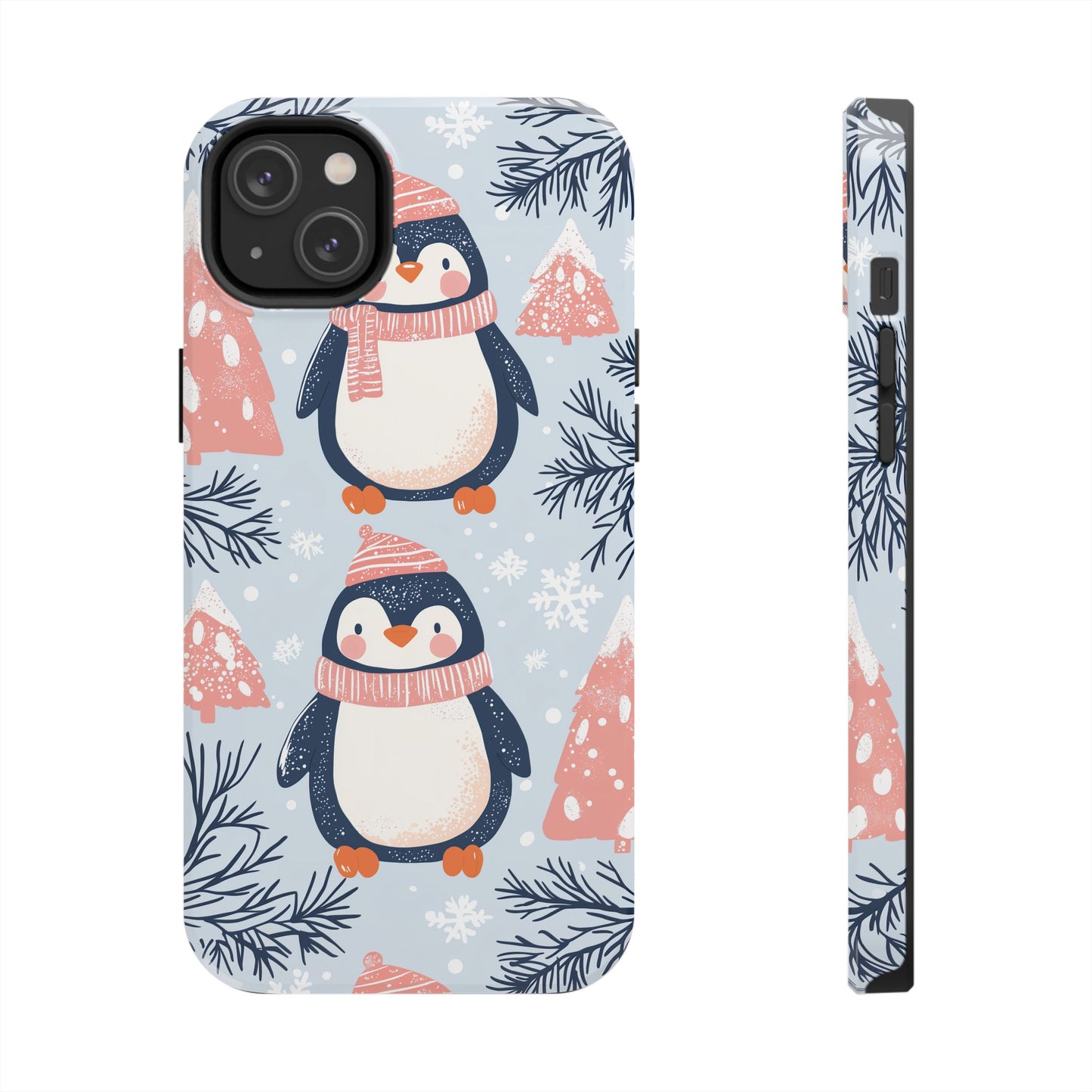 Penguin in Winter Wonderland iPhone Case