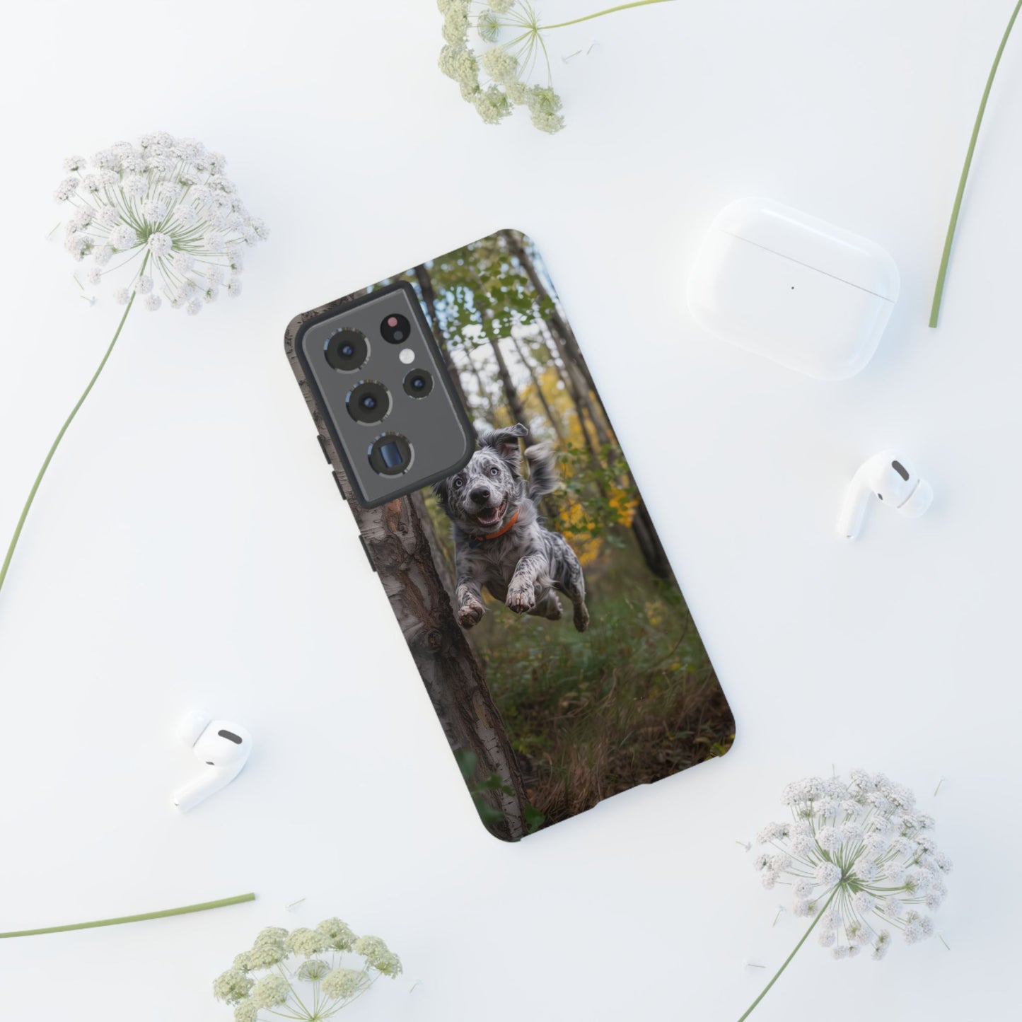 Happy Forest Dog iPhone Case – Nature-Inspired Protective Cover