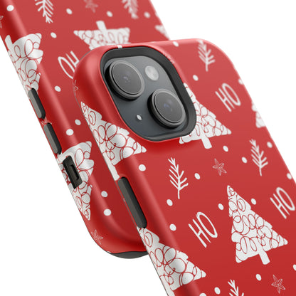 MagSafe iPhone Case: Ho Ho Ho – Christmas Tree Wonderland