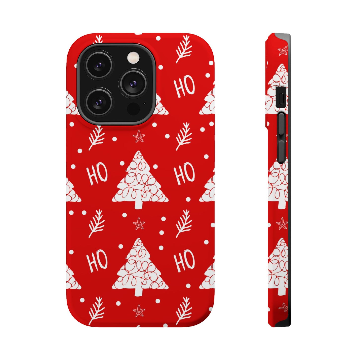 MagSafe iPhone Case: Ho Ho Ho – Christmas Tree Wonderland